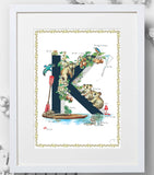 Jo Laing A4 letter print, UK version
