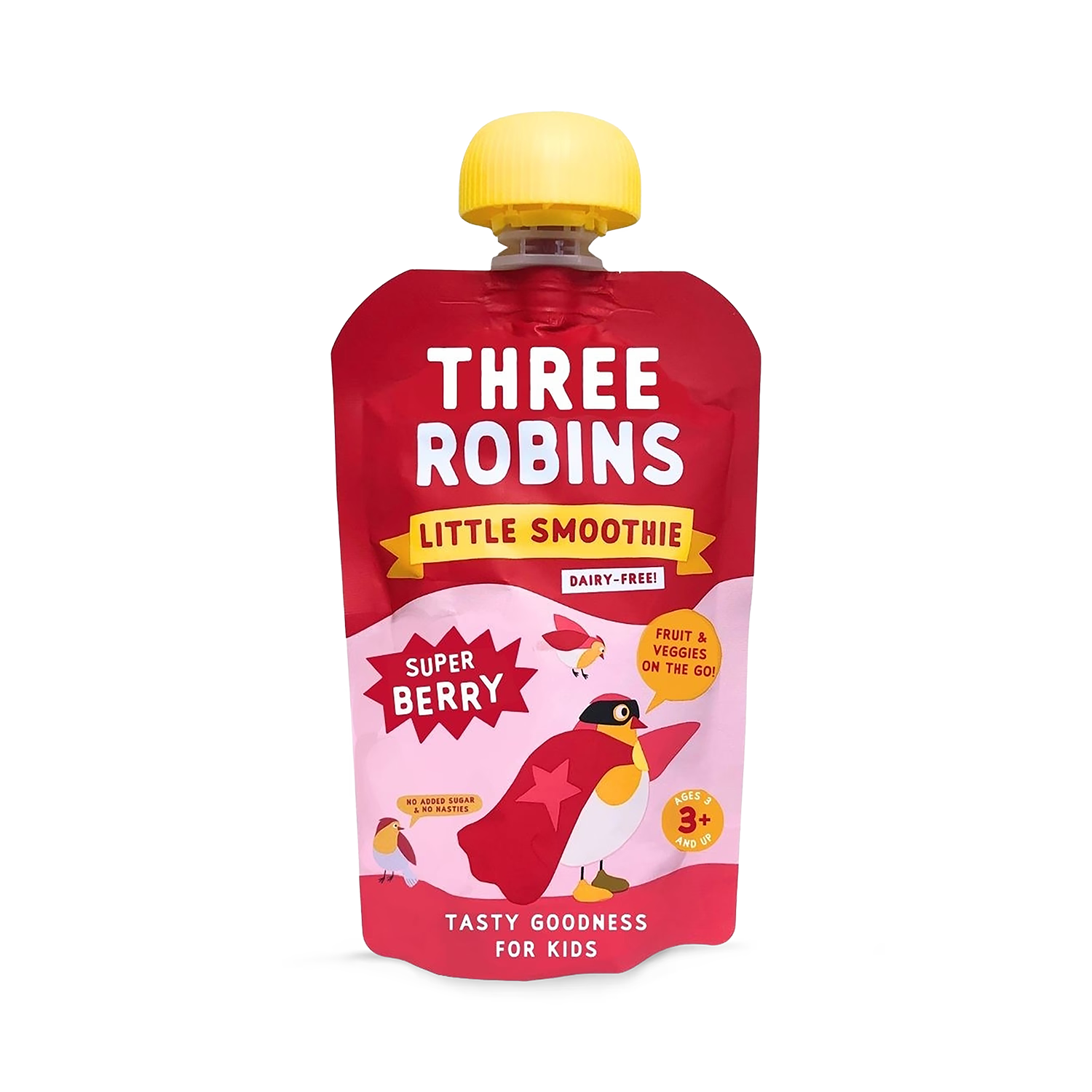 Three Robins Super Berry smoothie 6 x 100g, UK version