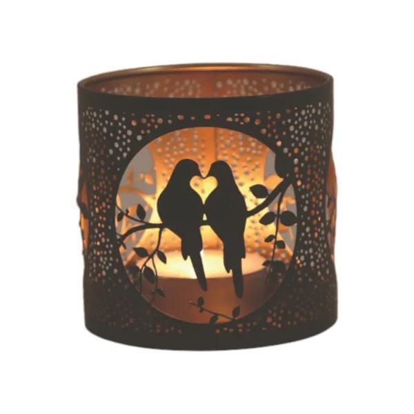 Aroma 3-in-1 tealight holder Black Doves, imported from the UK