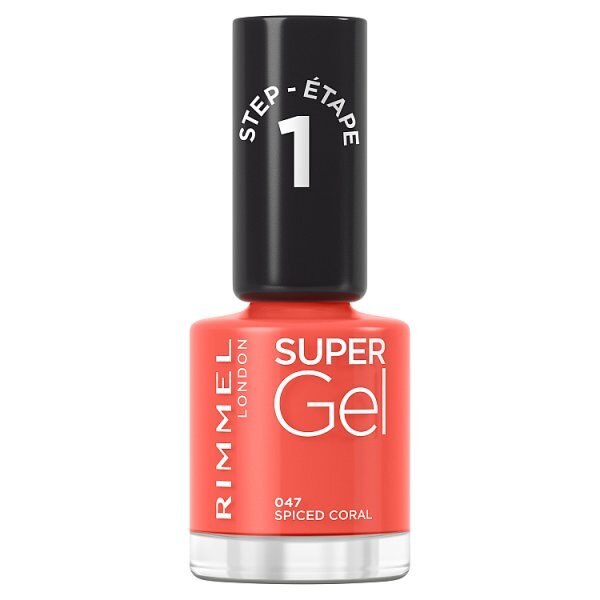 Rimmel Supergel 047 Spiced Coral 12Ml GOODS Superdrug   