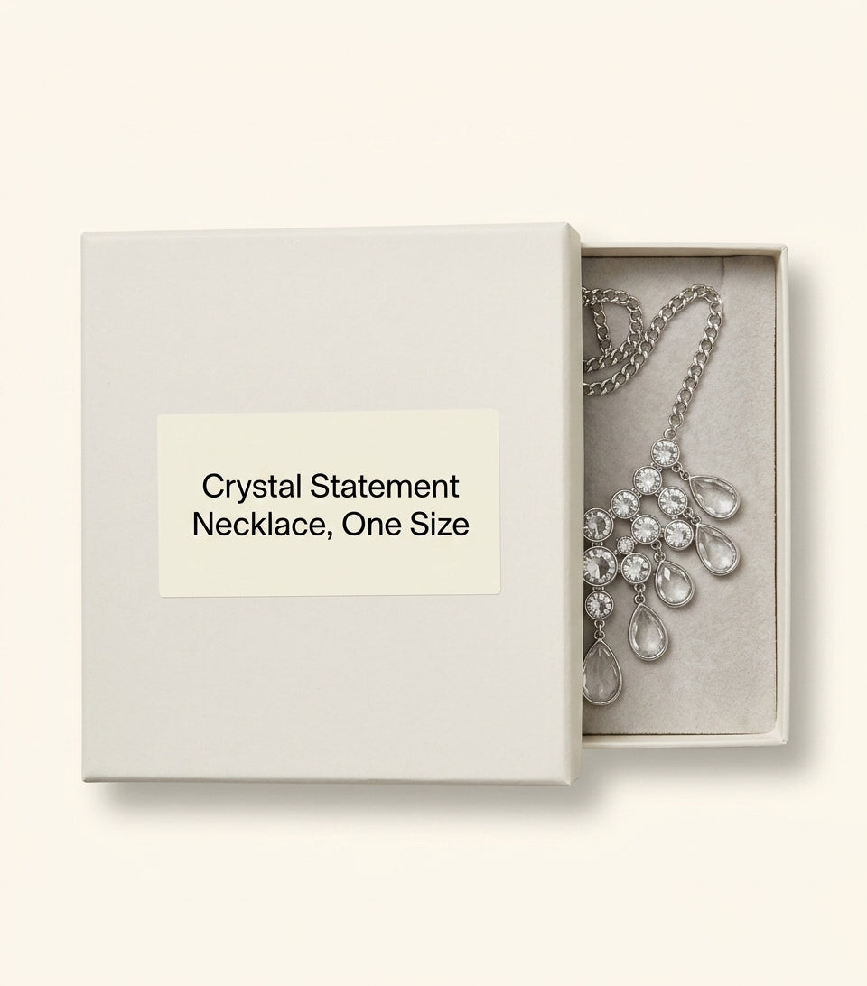 McQueen embellished chandelier necklace, UK version