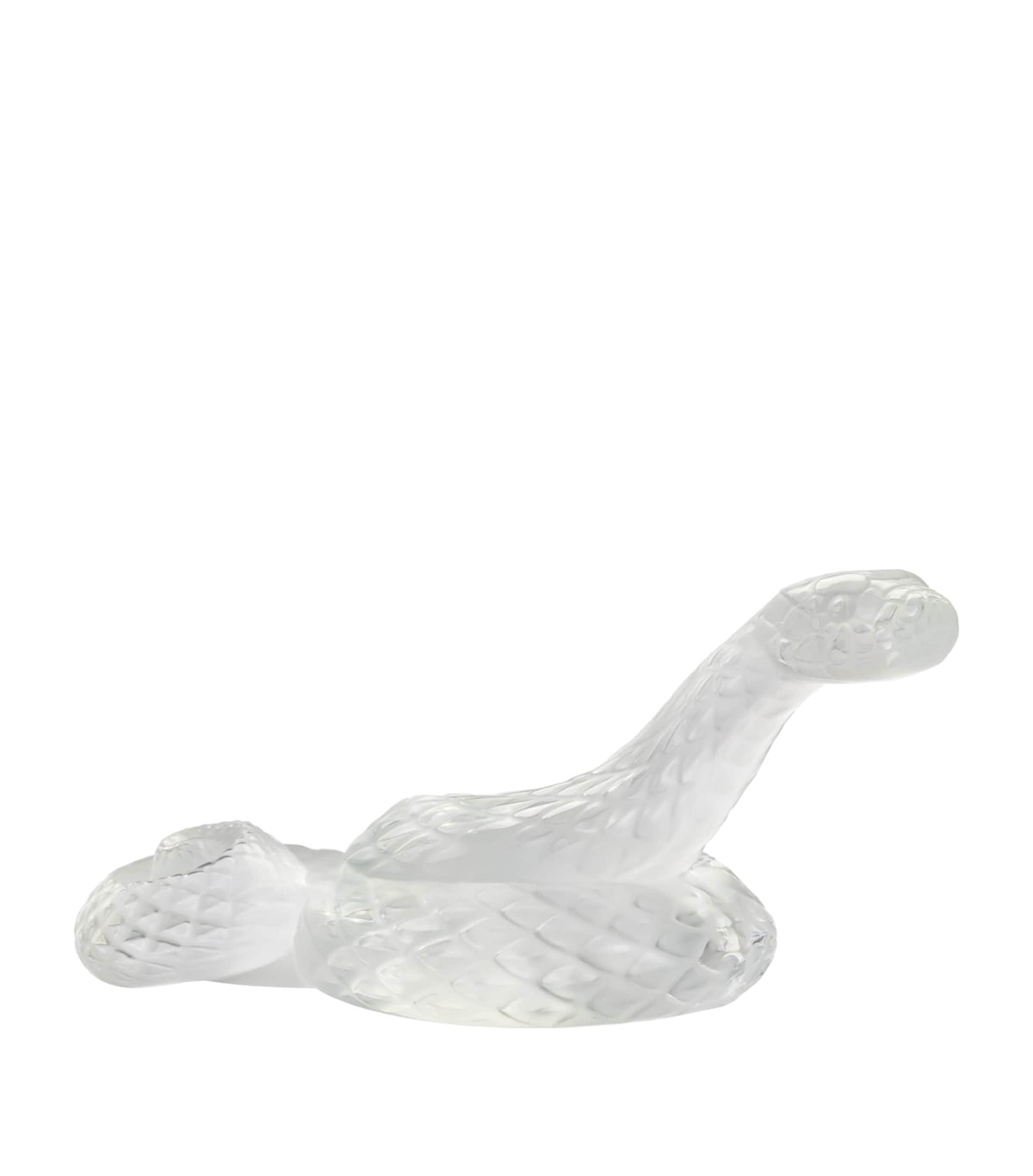 Lalique crystal snake sculpture, UK version