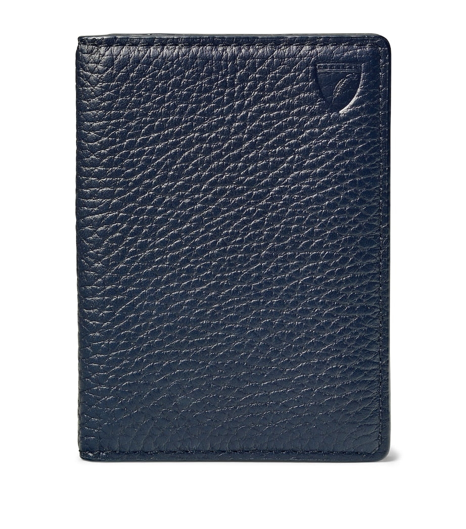 Aspinal of London leather folded card holder, UK version