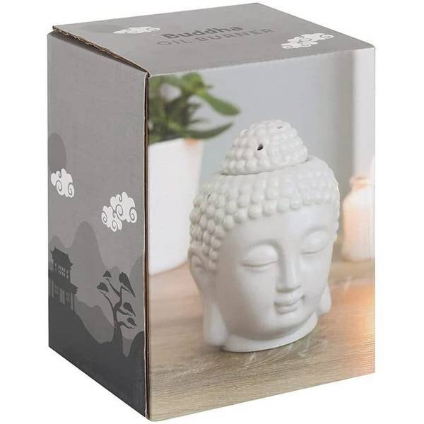 Something Different Ceramic Oil Burner With Buddha Head (British brand)