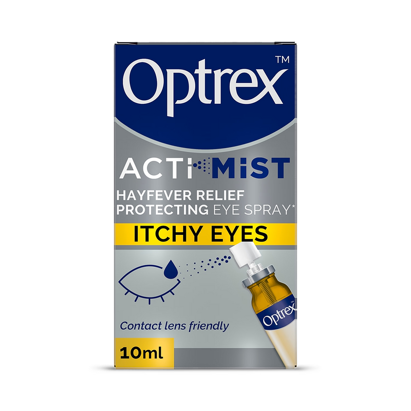 Optrex Double Action eye spray for itchy and watery eyes 10ml, imported from the UK