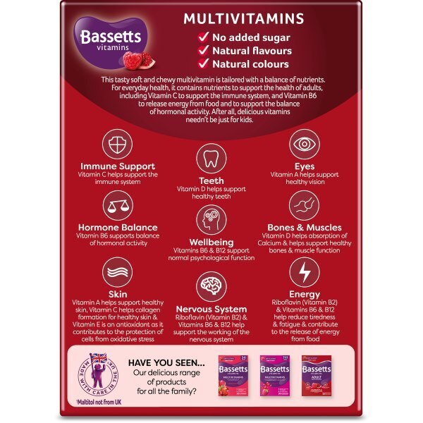 Bassets Adult Multivitamin Pastilles x 60 GOODS Superdrug   