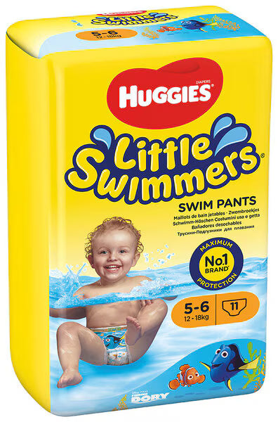 Huggies Little Swimmers Size 5-6 Disposable swim nappies, UK version