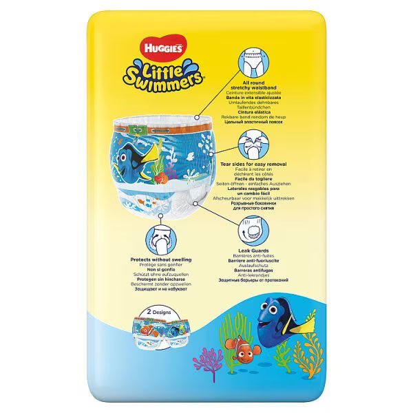 Huggies Little Swimmers Size 5-6 Disposable swim nappies, UK version