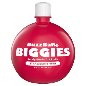 Buzzballz Strawberry Rita cocktail 1.75L, imported from the UK
