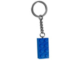 LEGO Blue 2x4 Stud Brick Keyring (British brand)