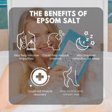 Care Eco Bath relaxing Epsom salt soak 500g, imported from the UK