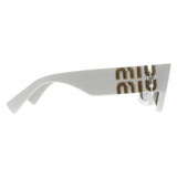 Miu Miu white women's sunglasses, imported from the UK