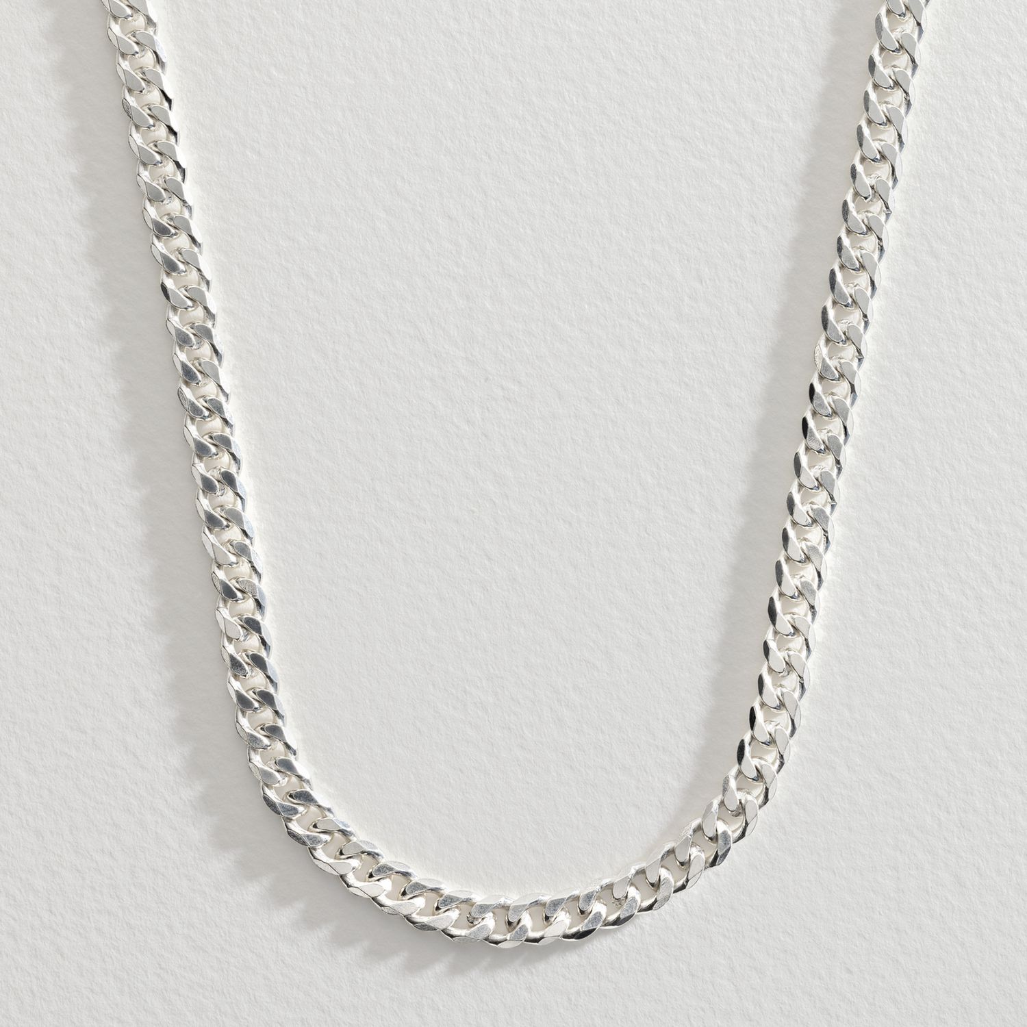 Revere men's sterling silver curb chain 20 inches (British brand)