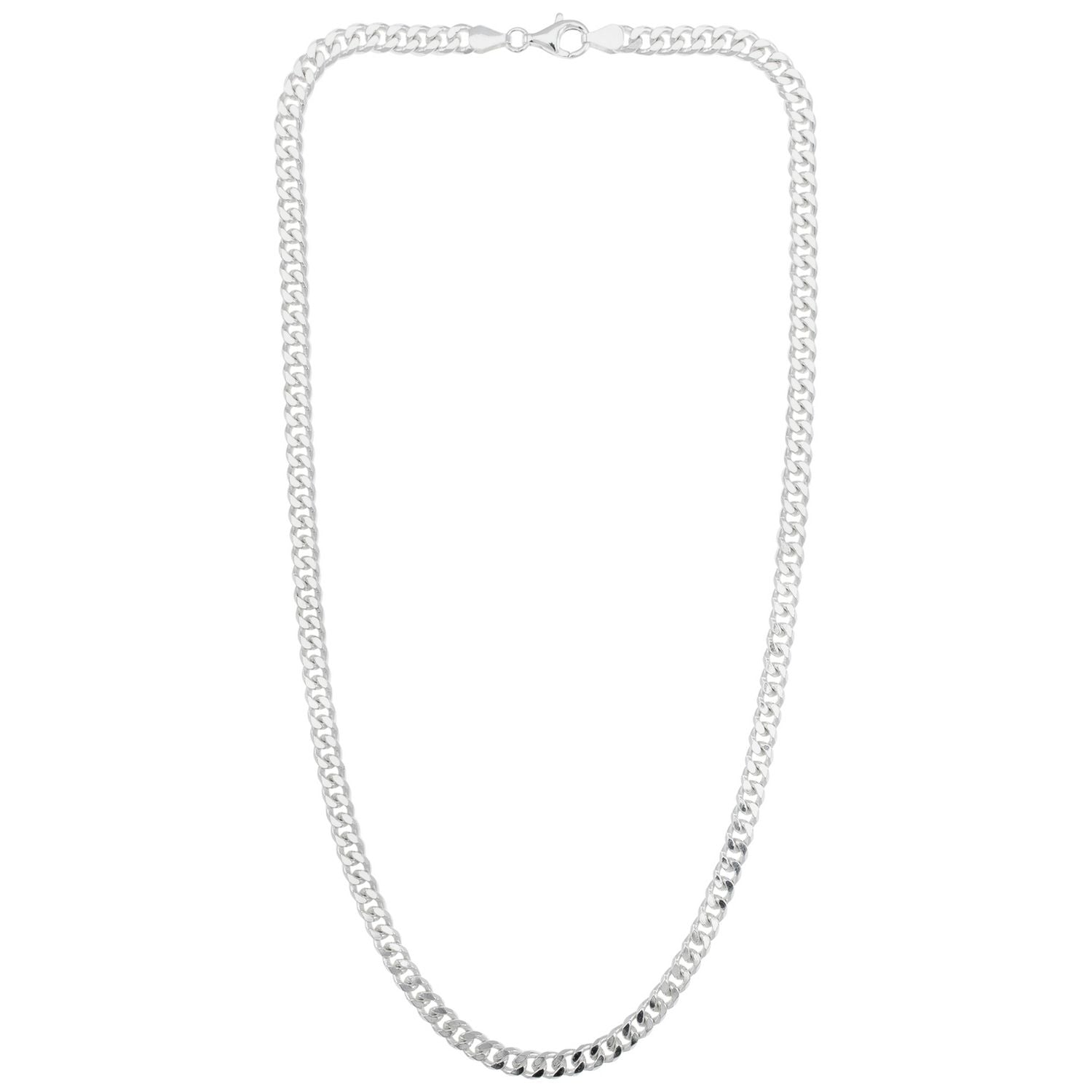 Revere men's sterling silver curb chain 20 inches (British brand)