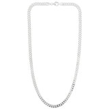 Revere men's sterling silver curb chain 20 inches (British brand)
