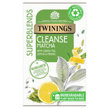 Twinings Superblends Cleanse Matcha 20 Plant-Based Tea Bags 40g GOODS ASDA   