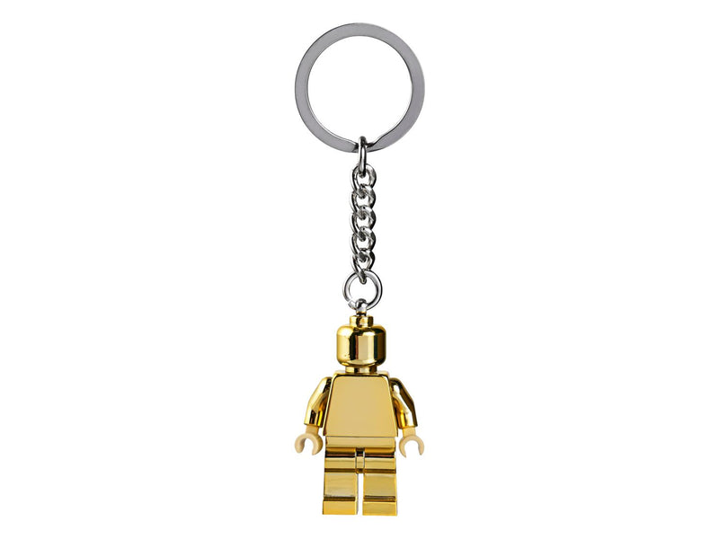 LEGO Gold Minifigure Key Chain with metal ring , UK version
