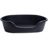 Petface black plastic dog bed small - British product