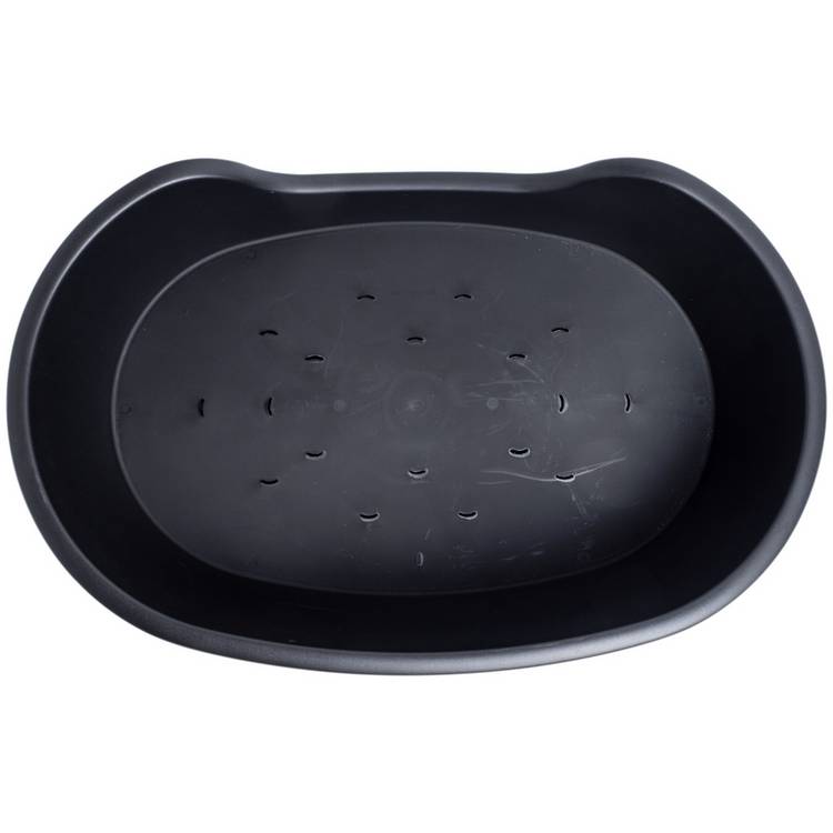 Petface black plastic dog bed small - British product