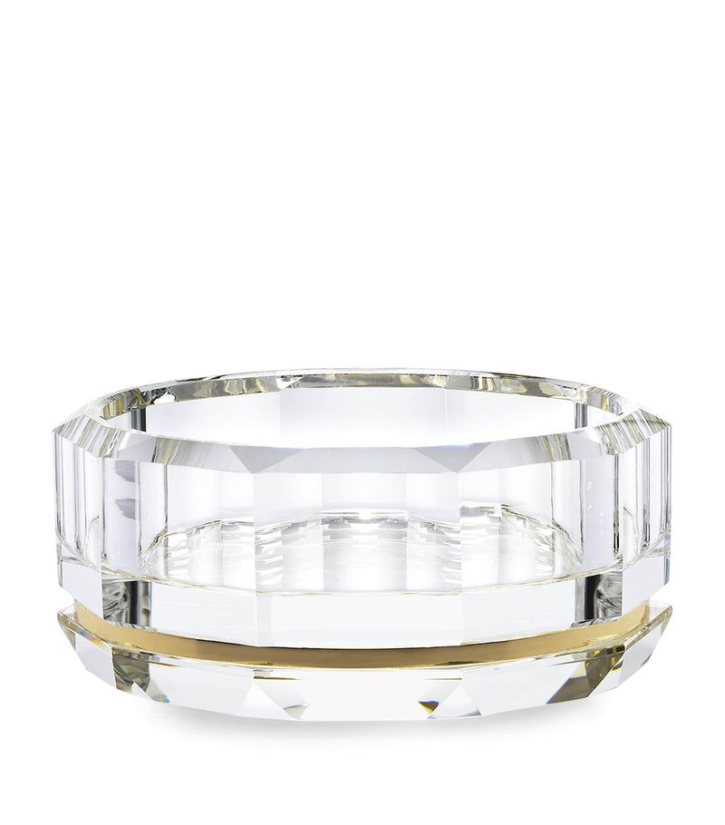 Ralph Lauren Home crystal Leigh centrepiece bowl 23cm, imported from the UK