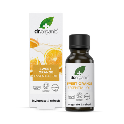 Dr Organic Huile essentielle pure d'orange douce 10ml