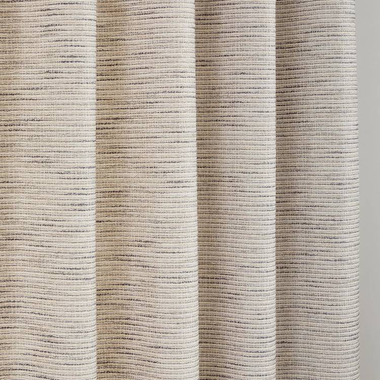 Curtina Talon grey eyelet curtains 117x137cm - British product