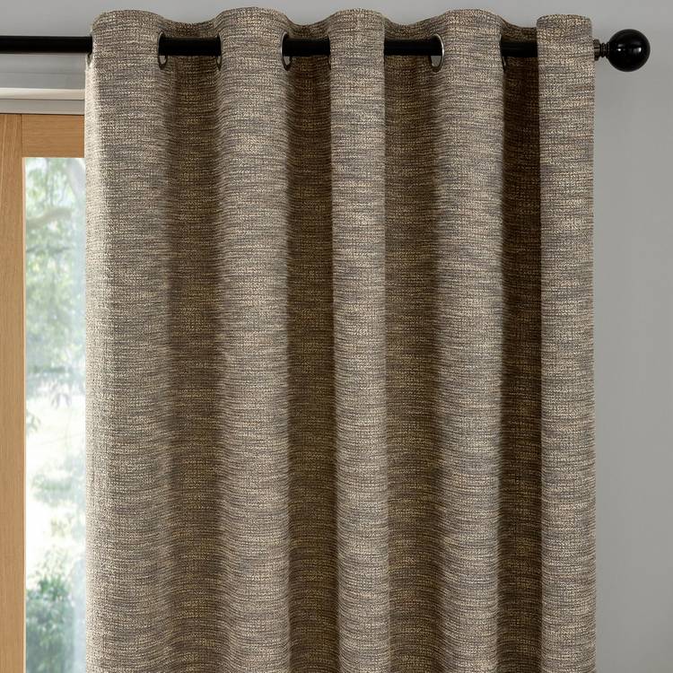 Curtina eyelet curtains natural 117x137cm, imported from the UK