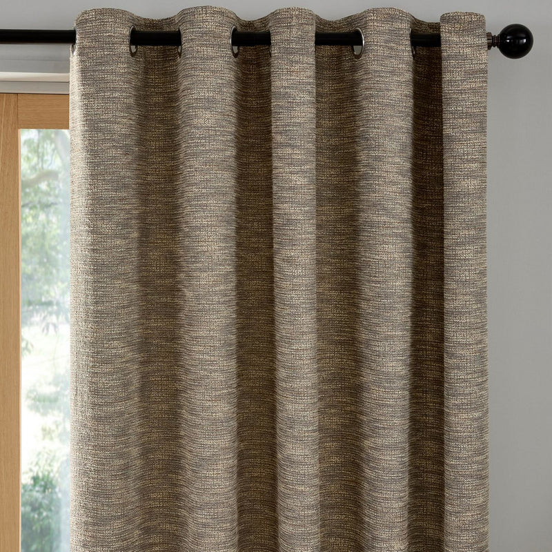 Curtina Talon Eyelet Curtains - Natural - 229x229cm