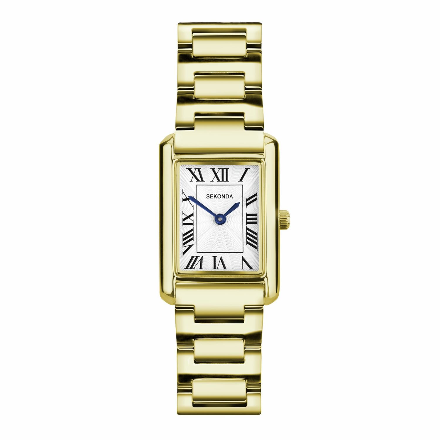 Sekonda ladies watch Colette white dial gold bracelet 22mm (British brand)