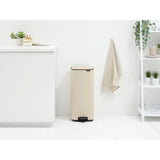Brabantia pedal bin soft beige 30 litre, UK version