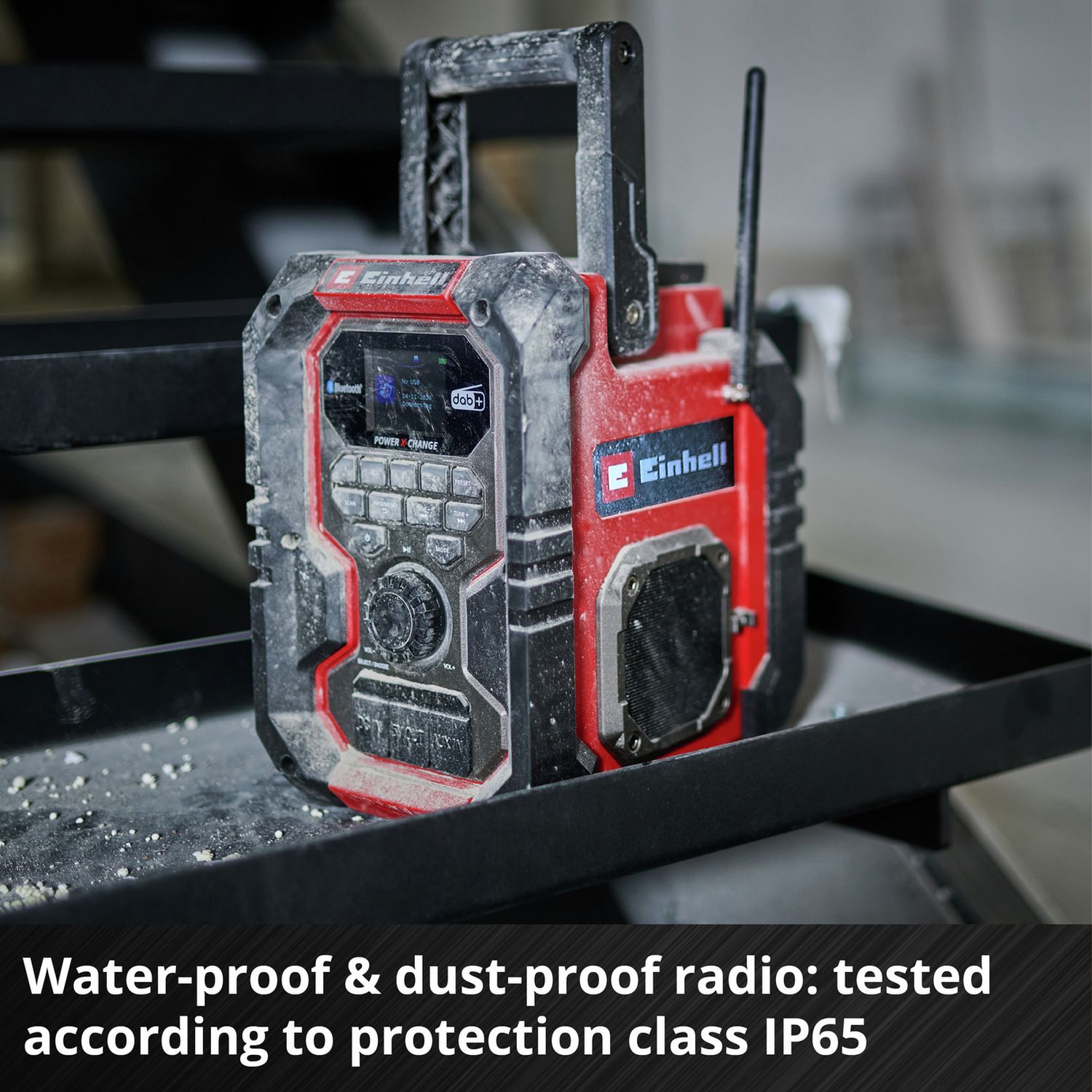 Einhell TE-CR 18 Li DAB+ cordless radio (British brand)