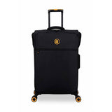 IT Luggage medium expandable suitcase black 8 wheels, UK version