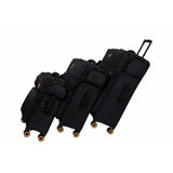 IT Luggage medium expandable suitcase black 8 wheels, UK version