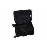 IT Luggage medium expandable suitcase black 8 wheels, UK version