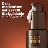 Skin and Tan face glow tan cream hydrating SPF 30ml, UK version