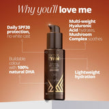 Skin and Tan face glow tan cream hydrating SPF 30ml, UK version