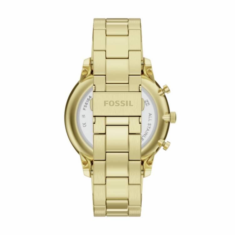 Fossil Neutra gold-tone stainless steel watch (British brand)