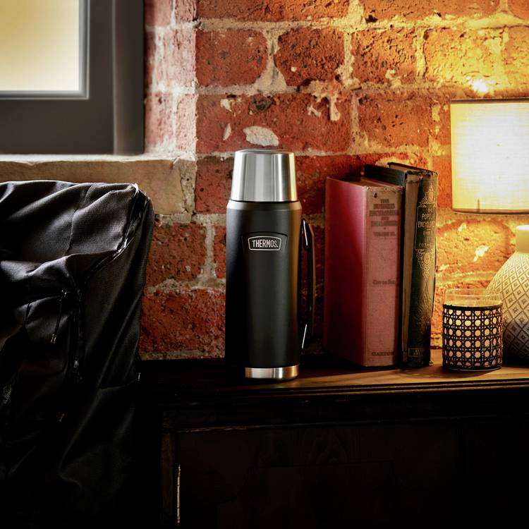 Thermos Icon Black flask 1.2L, UK version