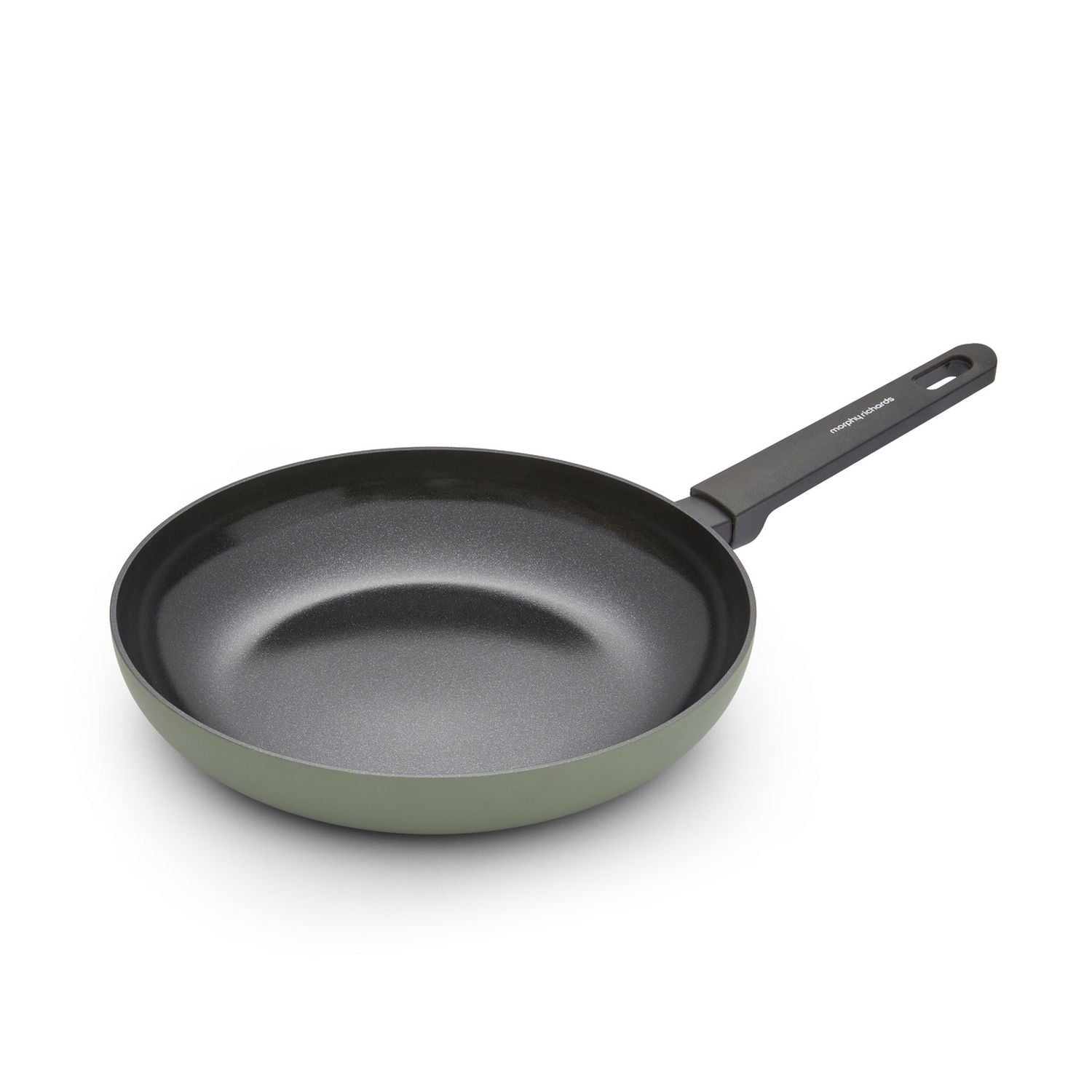 Morphy Richards non-stick aluminium frying pan 28cm green, imported from the UK