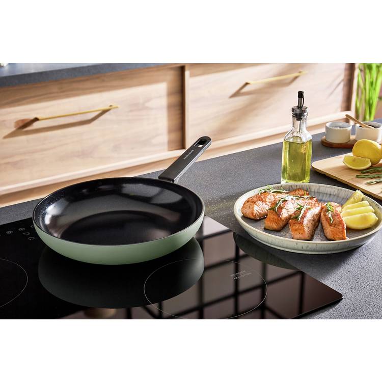Morphy Richards non-stick aluminium frying pan 28cm green, imported from the UK
