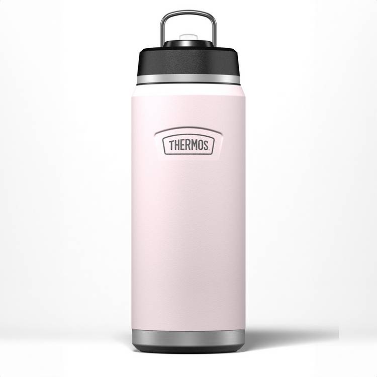 Thermos Icon pink flip water bottle 1.2L, UK version
