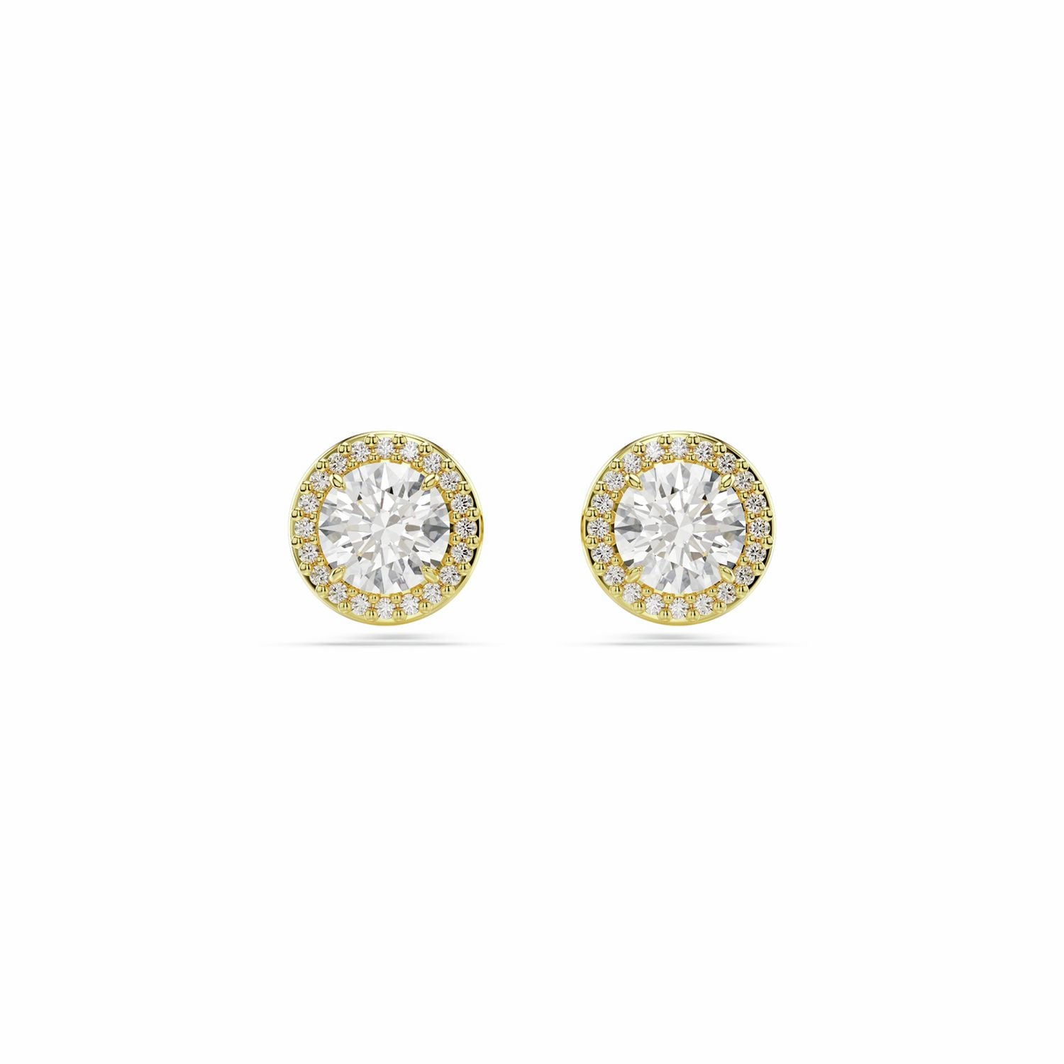 Swarovski Stilla crystal stud earrings 9mm - British product