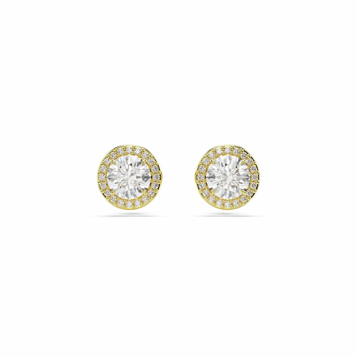 Swarovski Stilla crystal stud earrings 9mm - British product