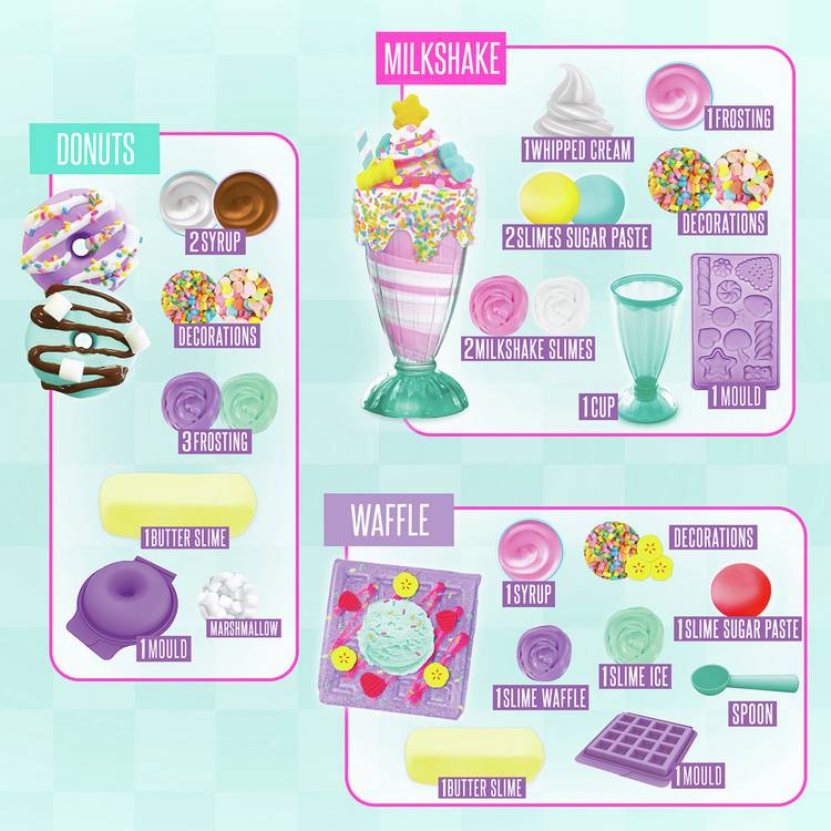 So Slime Sensations Sugary Crush Deluxe Pack slime set, UK version