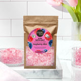 Organic Shop Raspberry Bliss Bath Salt 500g, imported from the UK