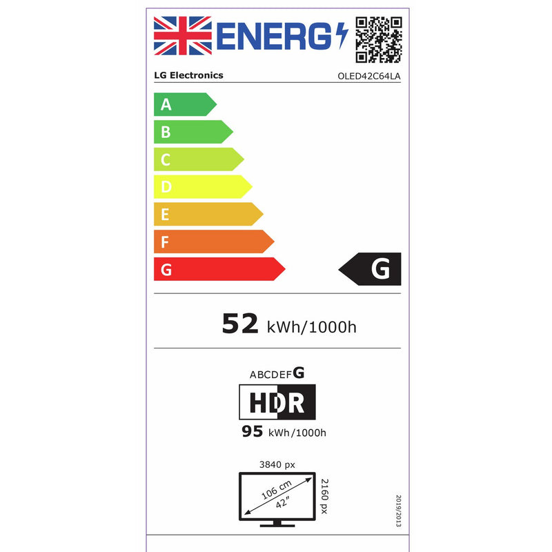 LG OLED evo AI C6 42-inch 4K TV, UK version
