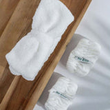 So Eco makeup headband and wrist band set (British brand)
