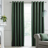 Laurence Llewelyn-Bowen Montrose blackout eyelet curtains green 117x183cm (British brand)