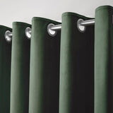 Laurence Llewelyn-Bowen Montrose blackout eyelet curtains green 117x183cm (British brand)