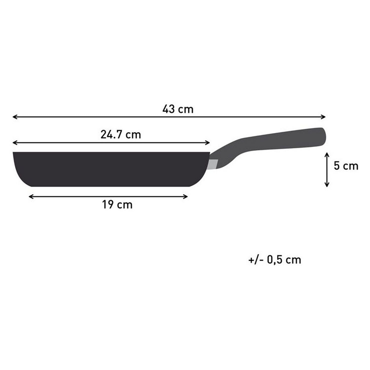Tefal Titanium Excellence frying pan 24cm (British brand)